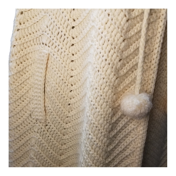 Handmade Victorian Cape Poncho With Hand openings Beautiful  One Size - Picture 8 of 16